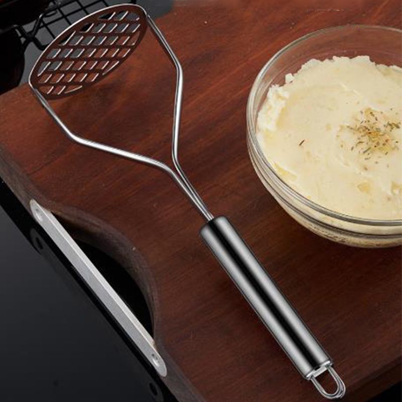 1pc Stainless Steel Potato Mas - Baby Food Masher 评论和价格