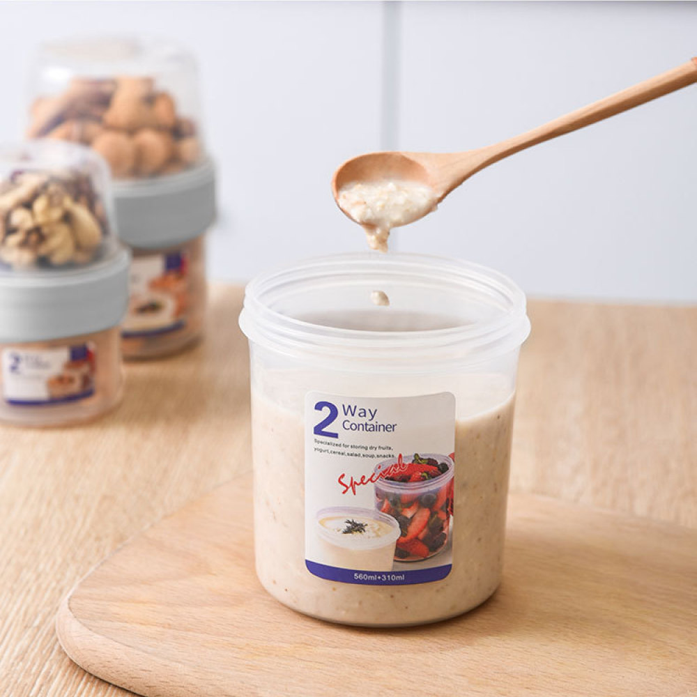 Double Layer Leakproof Food Ca - Baby Food Jars 评论和价格