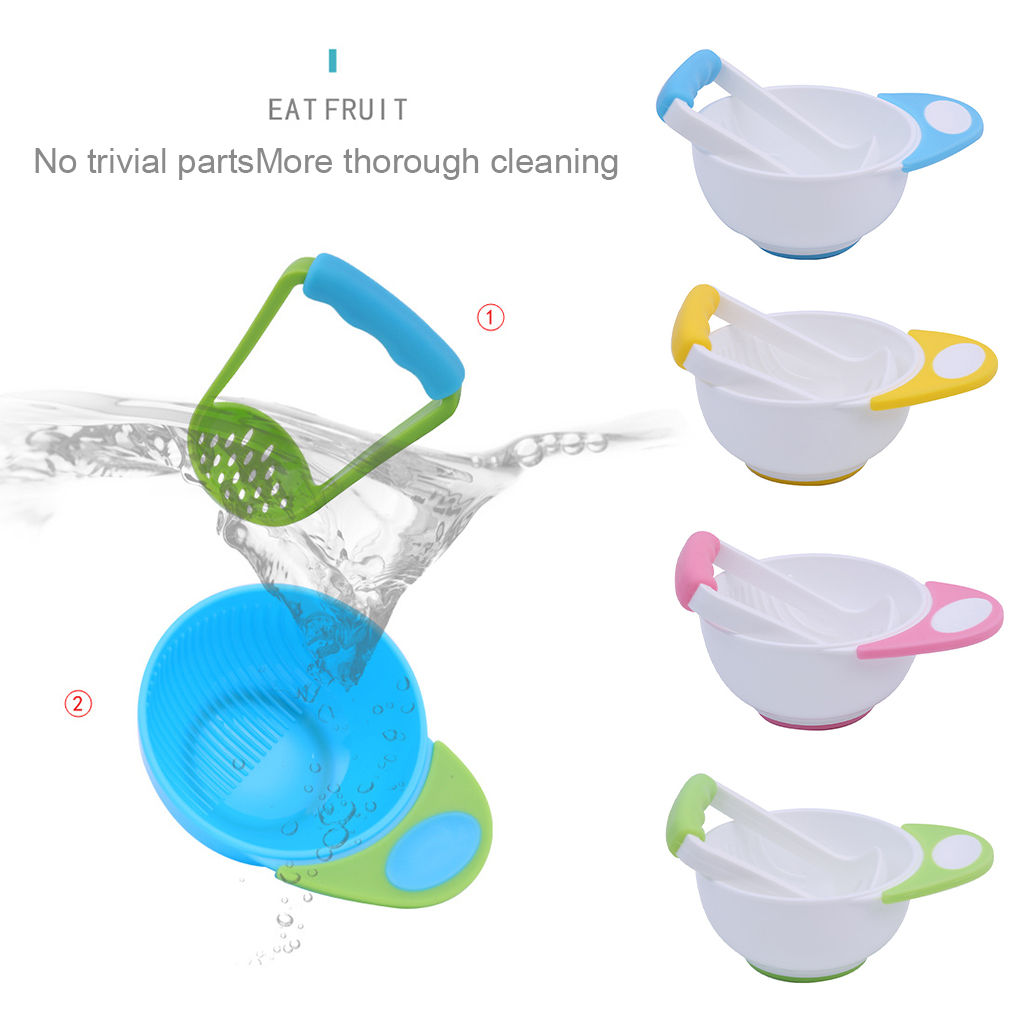Baby Grinding Bowl Manual Kids - Baby Food Masher 评论和价格